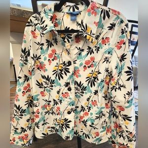 Koret Cotton Blazer with Pockets Size 16  NWT